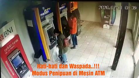 Waspada Modus Penipuan di ATM, ini T